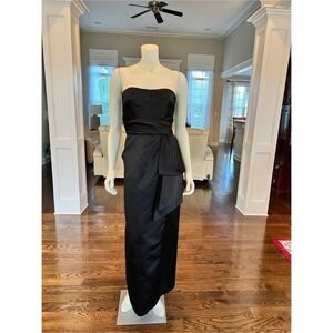 Victor Costa, Beautiful Vintage Black Sat…